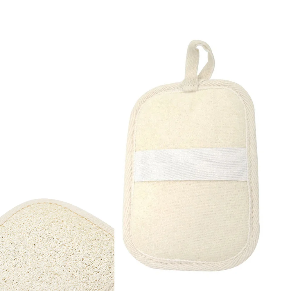 وسادات إسفنجية لتقشير اللوف مع حزام يد مرن من القماش لدعم البشرة الناعمة والجسم #3