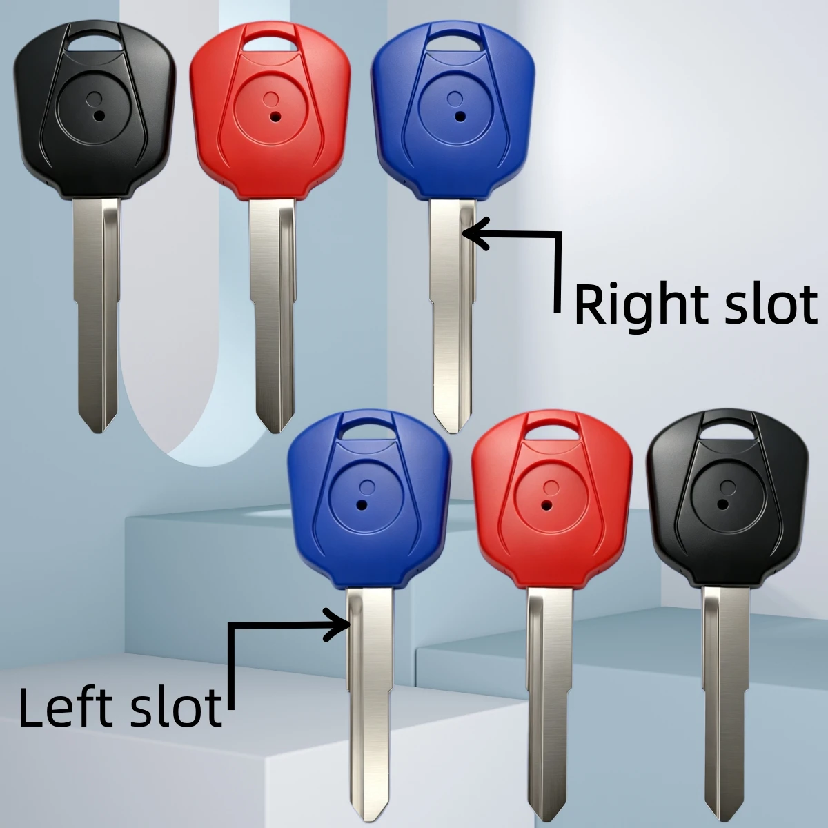 Motorcycle Keys Suitable for CM500 CM300 CB400X CB400F Motorcycle Key Embryo Honda Blank Key Detachable Chip Key
