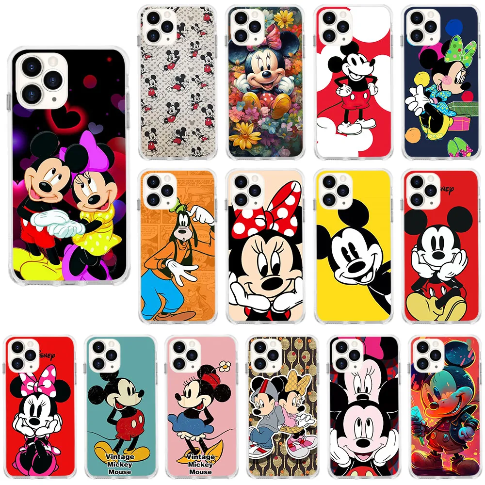 IT-49 Mickey Minnie mouse Soft Case for Infinix Hot Smart Note Zero 8 8i S5 4 4C 6 X NEO 20i 20 12 G96 Pro Lite