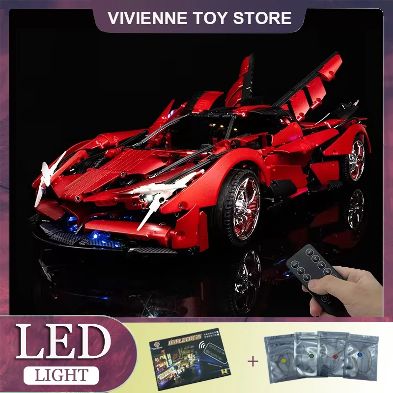 

RC DIY LED Light Kit For LEGO KBOX 10519 Technical Sports Car Hypercar ( Only LED Light,Without Blocks Model)