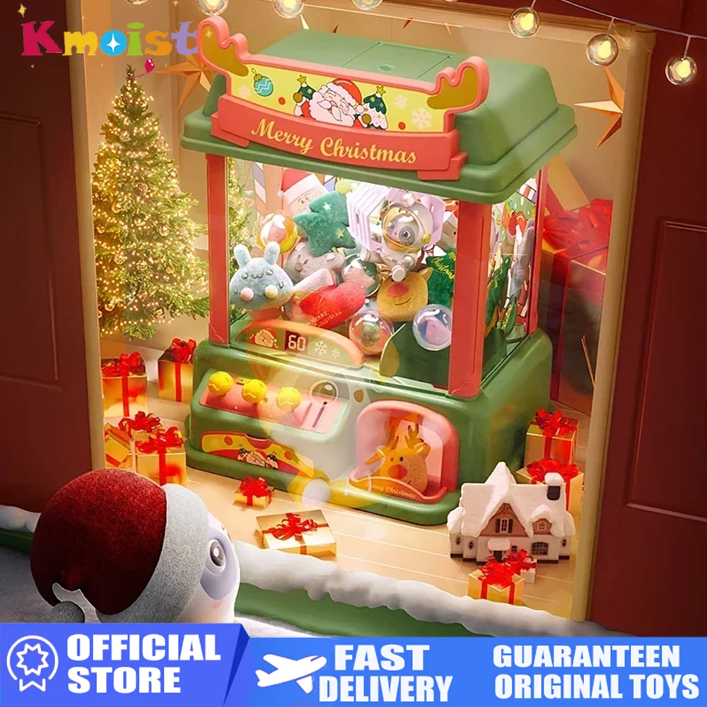 

Веселая рождественская кукла-машина с монетоприемником, игровая игра с когтями, игрушечные машины, куклы, детские интерактивные игрушки, рождественские подарки