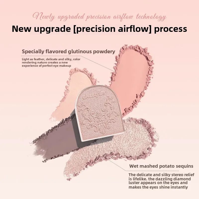 Cheerflor 10-Farben-Engel-Lidschatten, rauchige Farbe, Erdfarbe, Highlight, Rouge, Konturierung, einteilige Palette, Drei-in-Eins