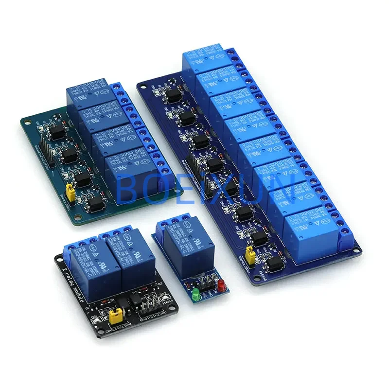 5v 12v 1 2 4 6 8 Channel Relay Module with optocoupler Relay Output 1 2 4 6 8 Way relay Module For Arduino In stock