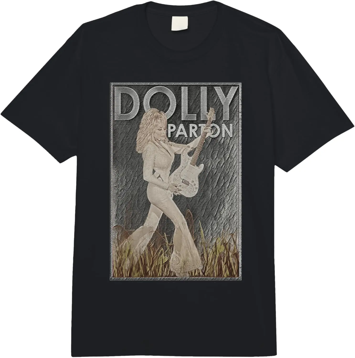 

Футболка для взрослых Rock n Roll Dolly Parton Comfort Colors Heavyweight