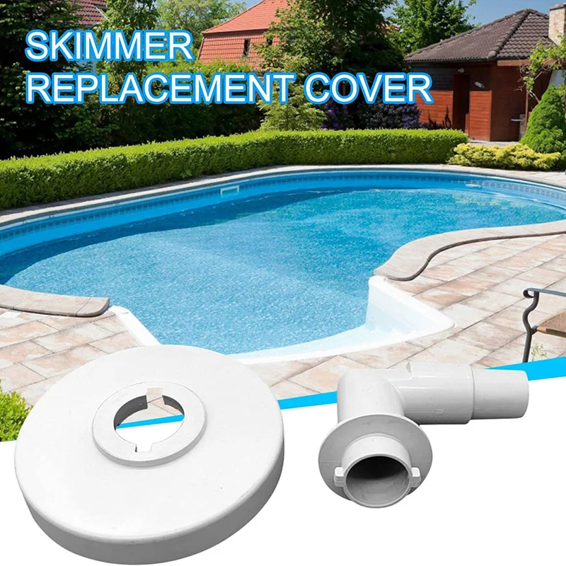 

Pool Skimmer Skim Vacuum Adapter Plate 90 Elbow Skimmer Pool Replacement Accessories For SP1096 Above GROUND/ IN GROUND VAC