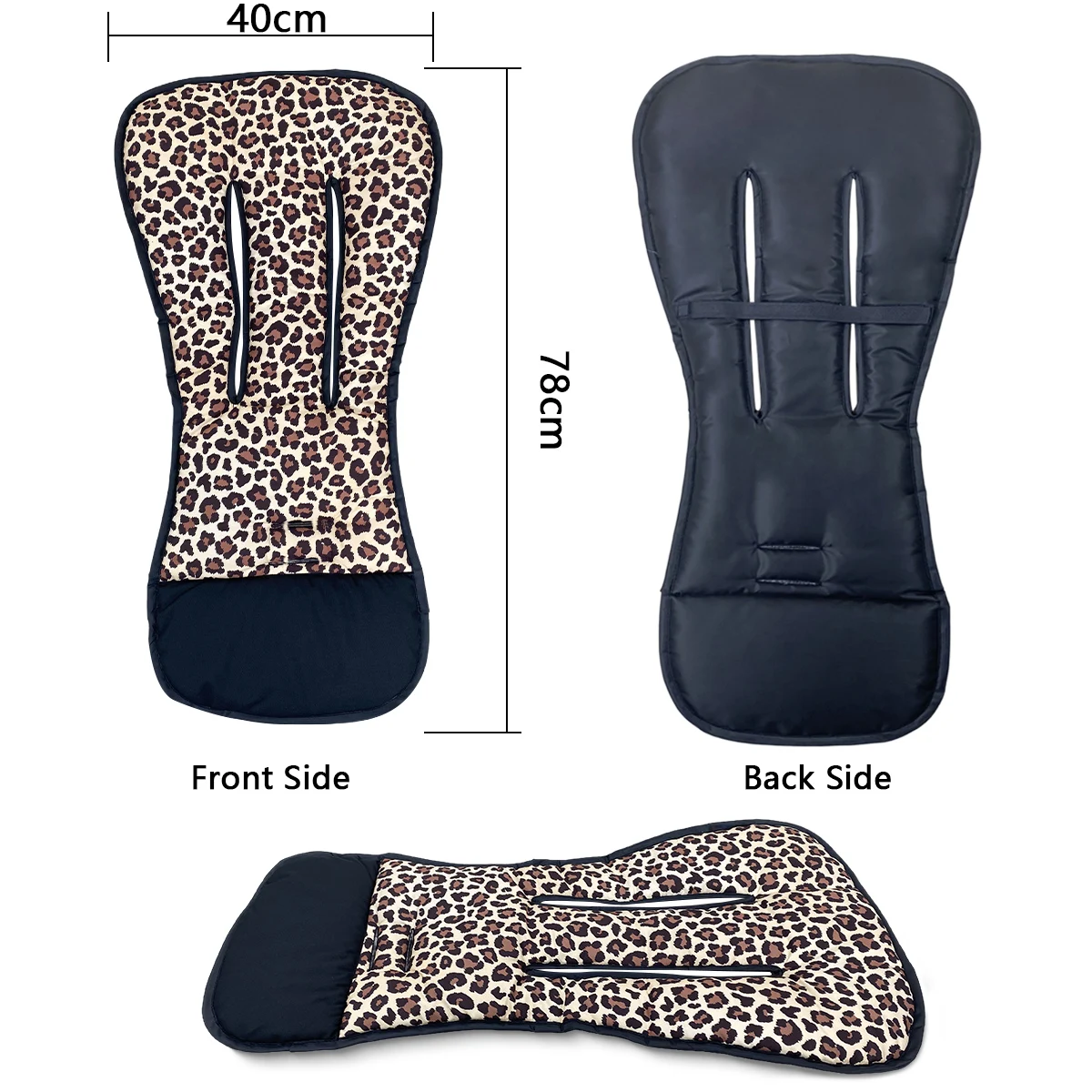 Universal Baby Stroller Seat Cushion Kids Pushchair Car Cart High Chair Seat Trolley Soft Mattress Baby Stroller Accessories
