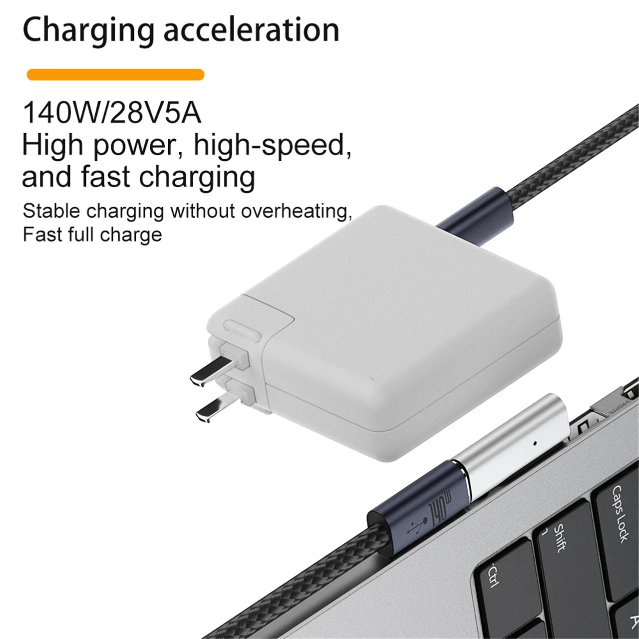 140W Quick Charge Adapter USB C Type-C Female to Magsafe3/2/1 Magnetic Adapter for Apple MacBook Air/Pro14 Fast Charging 100W 5A