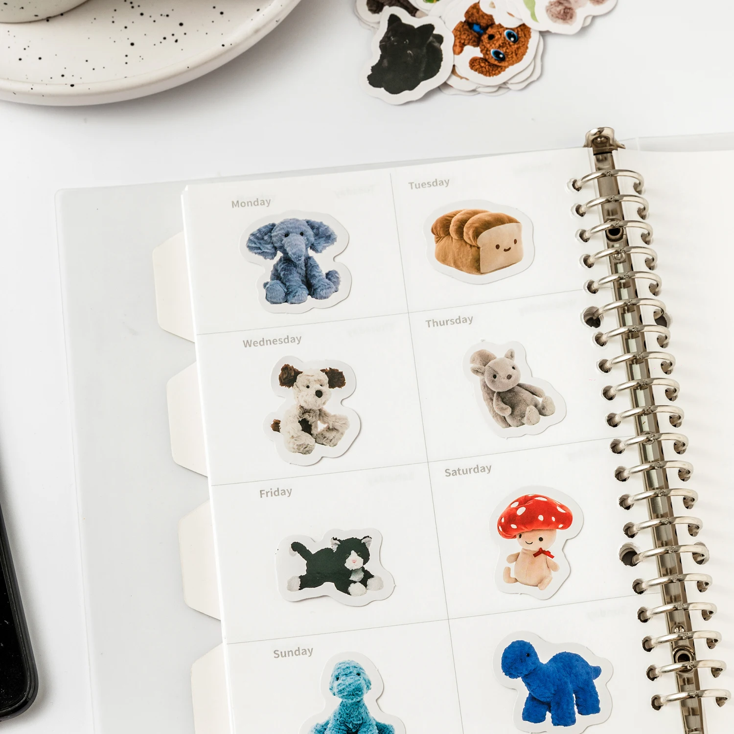 Plüsch Party Box Aufkleber