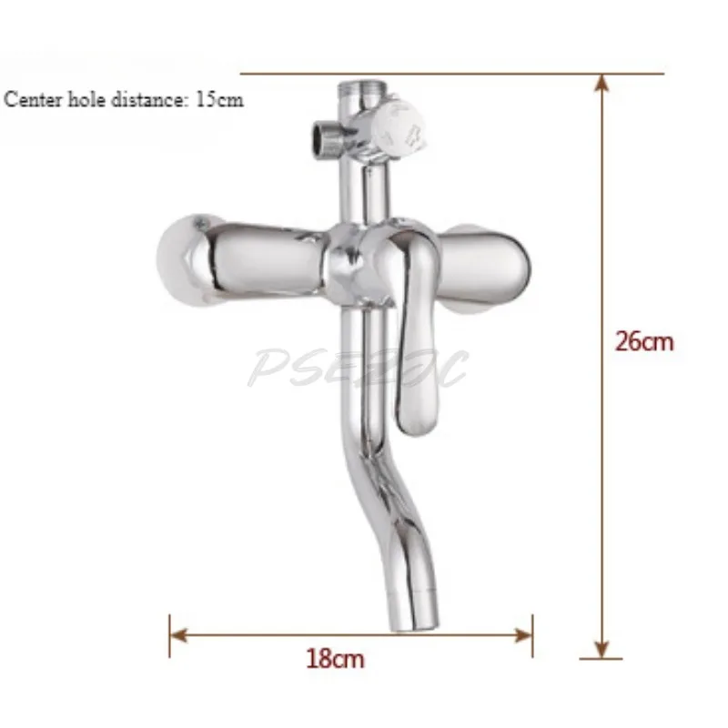 

Water Valve Faucet Body All Copper Shower Faucet Bathroom Products Household Portable Hot and Cold Mixing