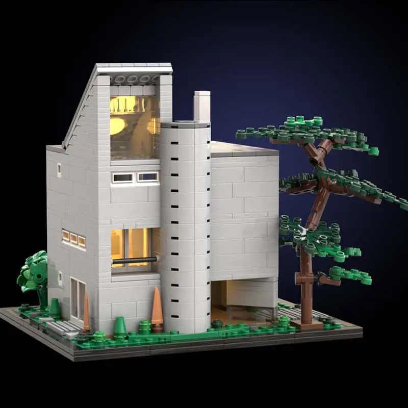MOC City Street View Scene Architecture Series Advanced Classic Houses  Building Blocks Model Toys Children's Christmas Gifts
