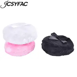 Bow Makeup Puff Round Makeup Fluff Soft Plush Puff Sponge Body Powder Makeup Makeup Beauty Tools Soft Plush Powder Puff Tools