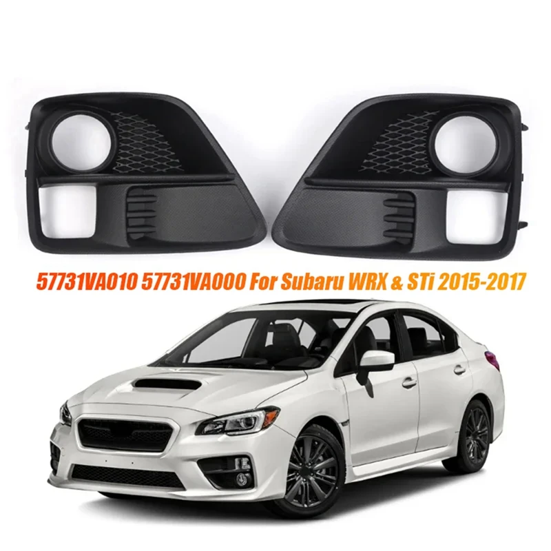 57731VA010 Left Front Bumper Fog Light Hole Bezel For Subaru WRX & Sti 2015-2017 Fog Lamp Lower Grille Frame Parts