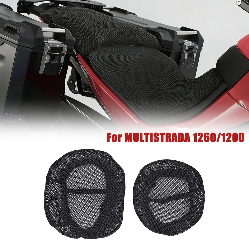 

Чехол на сиденье мотоцикла из 3D-сетки, дышащий, летний, прохладный, удобный, для Ducati Multistrada 1260 1200, аксессуары для мотоциклов