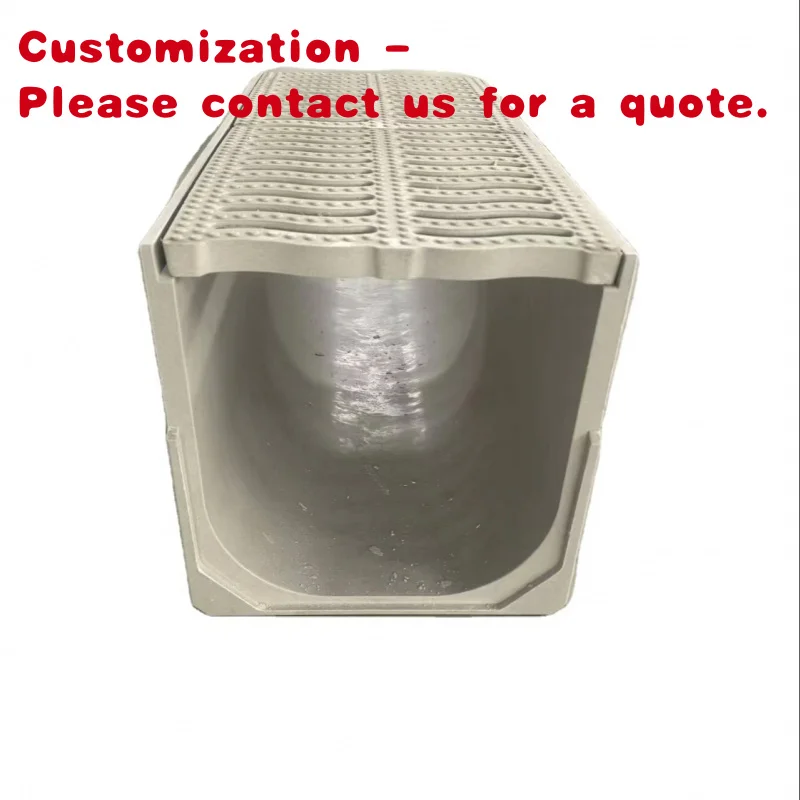 

на заказ.Профессиональный композитный дренаж водопроводных дорог из смолы, сливная крышка из нержавеющей стали, строительный пластик, материал