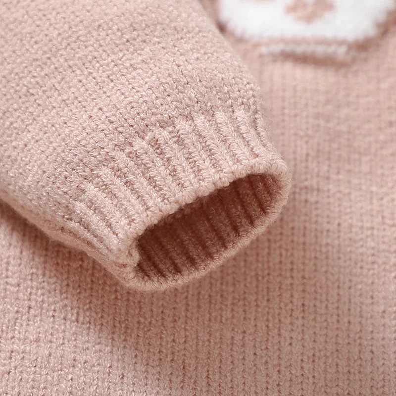 Newborn Baby Romper Knitted Toddler Kid Clothing Fashion Ruffles 0-9M Foot Wrapping Infant Girl Jumpsuit Long Sleeve Autumn Watm