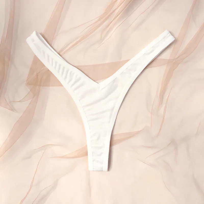 Sexy einfache Low Waist Slips Damen Großhandel Tanga neue Hüfthebehose in Europa und Amerika – Detail 8