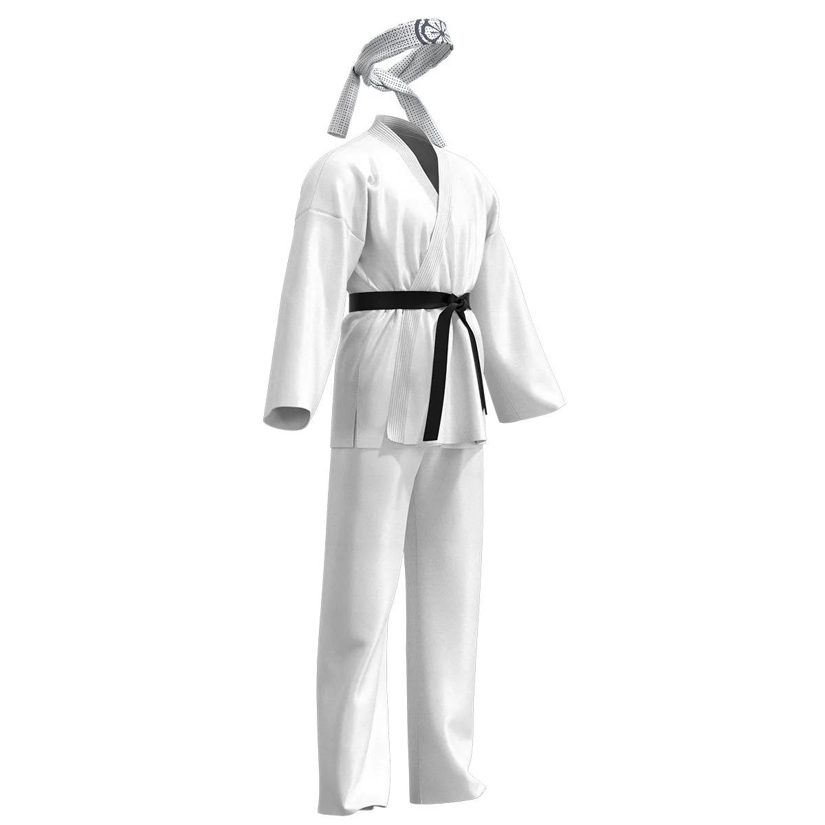 Cobra Kai quimono Cosplay para Crianças, Tory Frans, Daniel LaRusso, Roupa de Halloween, Uniforme de Karatê, Faixa de cabeça feminina