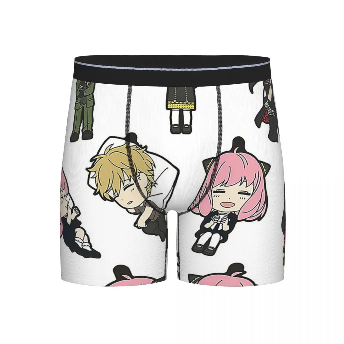 

Long Boxer Underpants Shorts Spy X Family - Anya - Yor - Loid Forger Panties Men's Soft Underwear for Homme Man Boyfriend Gift