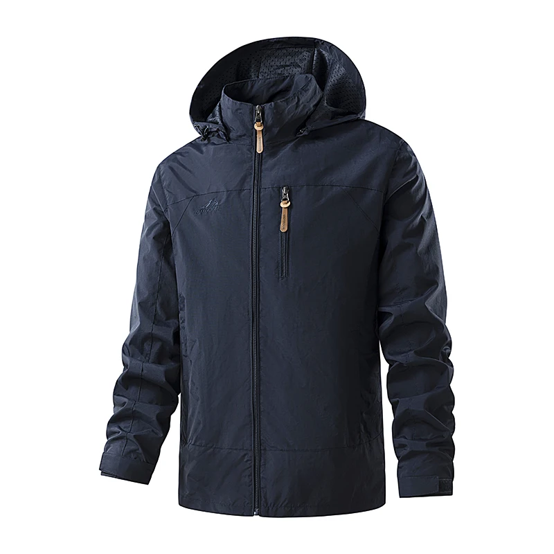 M-7XL Cross border Windbreaker Men Autumn/Winter Outdoor Single layer Windproof Stormtrooper Trekking Jacket Man Sports Coat Men