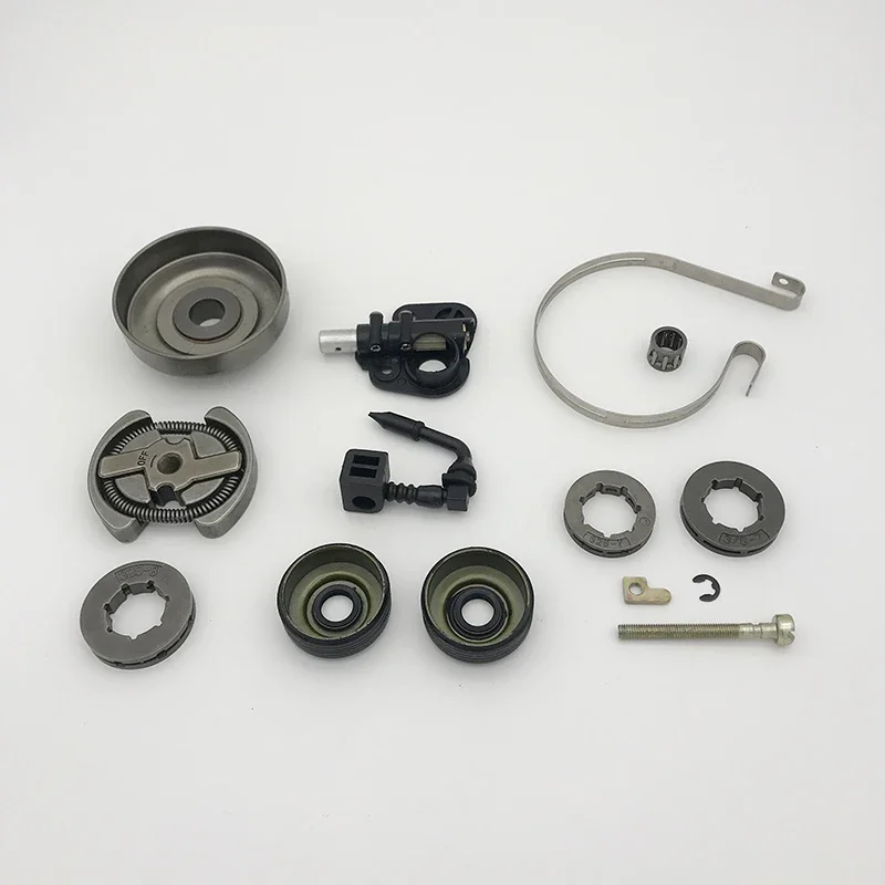 

Clutch Drum Bearing Sprocket Rim Oil Pump Kit Fit For PARTNER 350 351Adjuster Brake Band Oil Seal Needle Bearing Chainsaw Parts