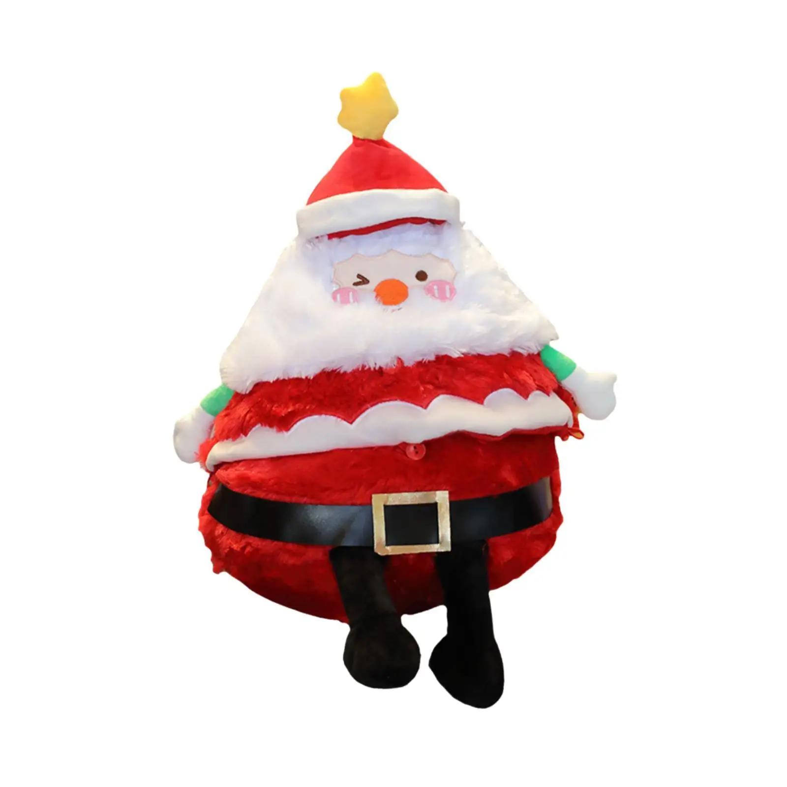 Christmas Stuffed Toy Cute Cushion Doll for Holiday Winter Couch Sofa