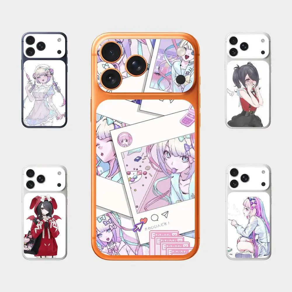 

Pixelation KAngel Ame-Chan For Apple iPhone 17 Pro Max Full Back Cover Decal Wrap Skin Rear Protective Sticker Film