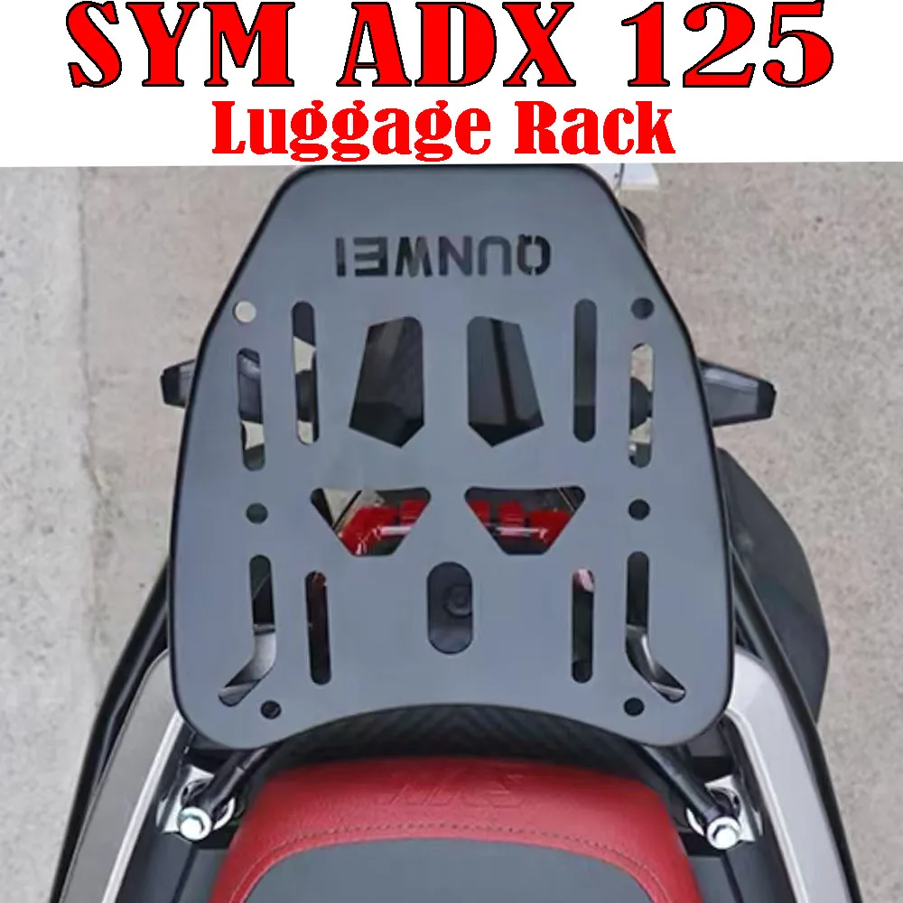 Fit  SYM ADX 125 ADX125 Rear Carrier Luggage Rack Tailbox Fixer Holder Cargo Bracket Tailrack