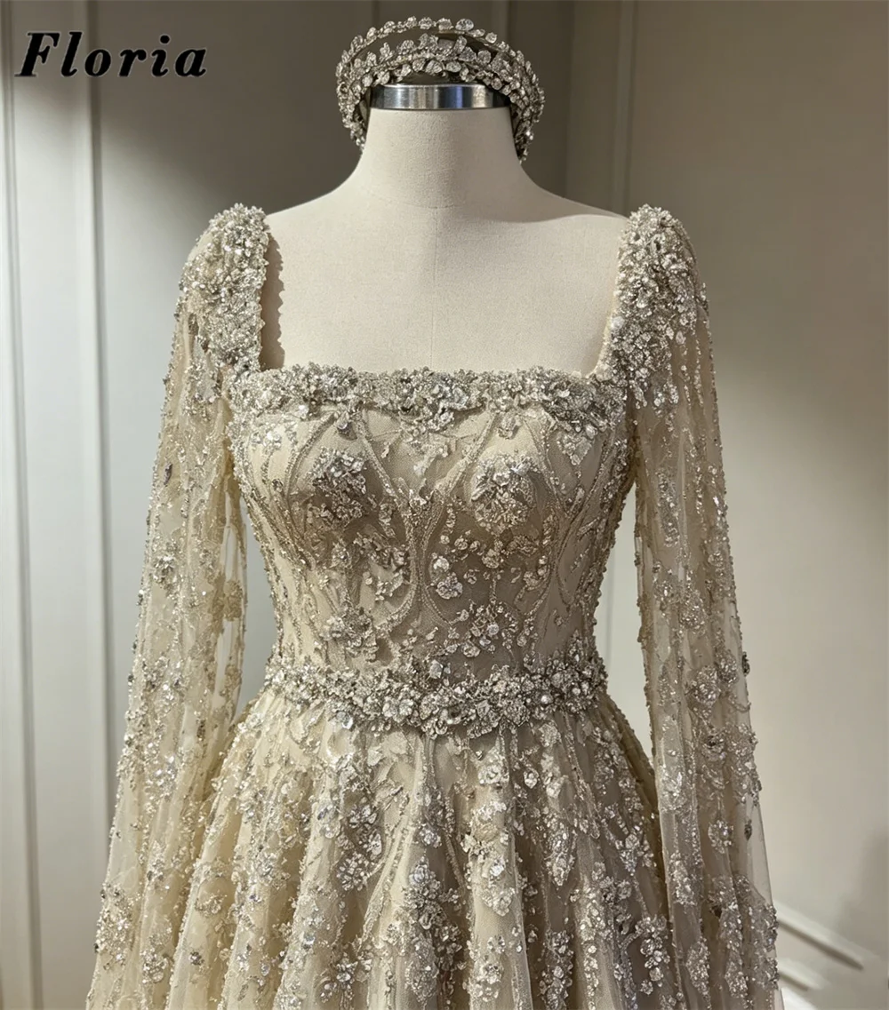 

Middle East Beading Evening Dresses Cape Long Sleeves Customized A Line Crystals Diamonds Prom Dress Robe Wedding Guest Gowns