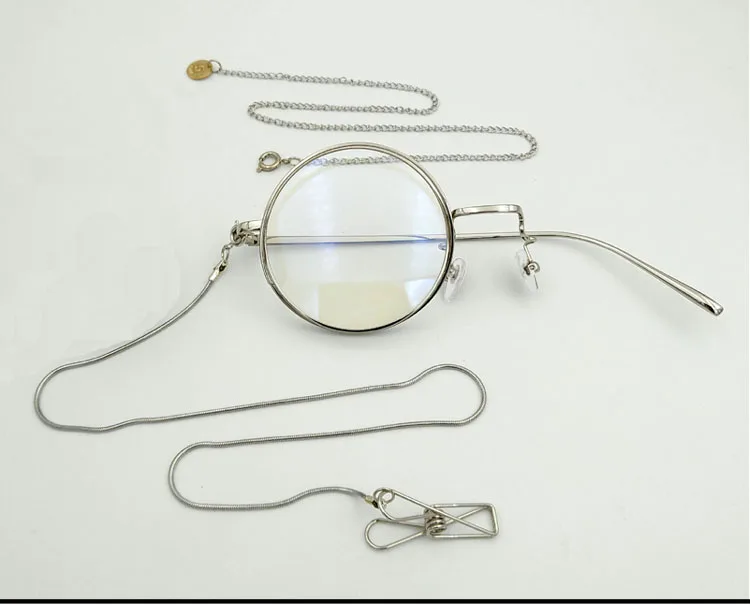 Cosplay-Monokel Anime-Brille Lolita Retro-Monokel Vintage-Lesebrille für das linke Auge Korrekturbrille für das rechte Auge – Detail 9