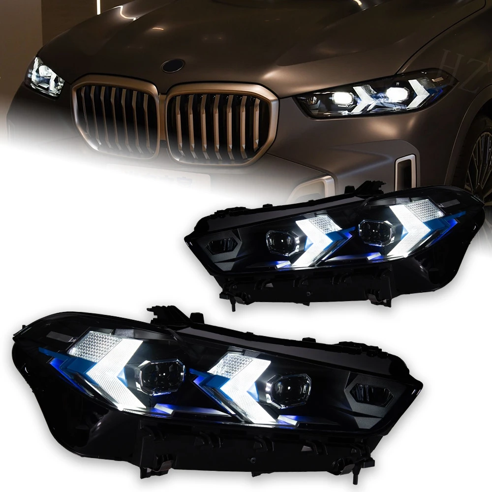 Headlight For BMW X5 G05 2019-2022 G06 Car автомобильные товары 12V H7 LED DRL Hella Xenon Lens Hella Car Decoration Accessories