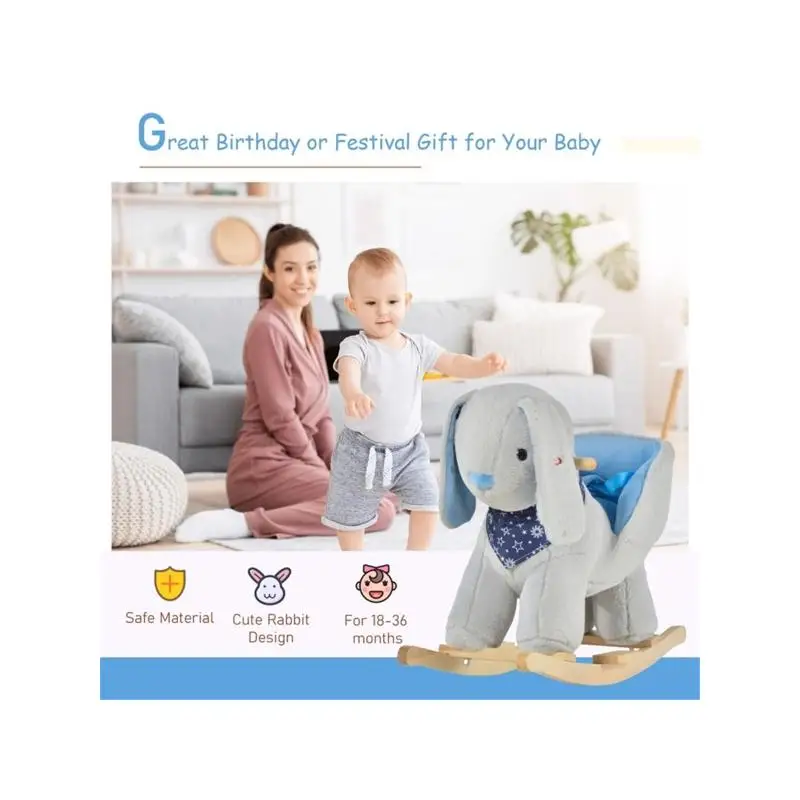 Rabbit Rocking Chair - Comfortable & Stylish Nursery Furniture for Kids