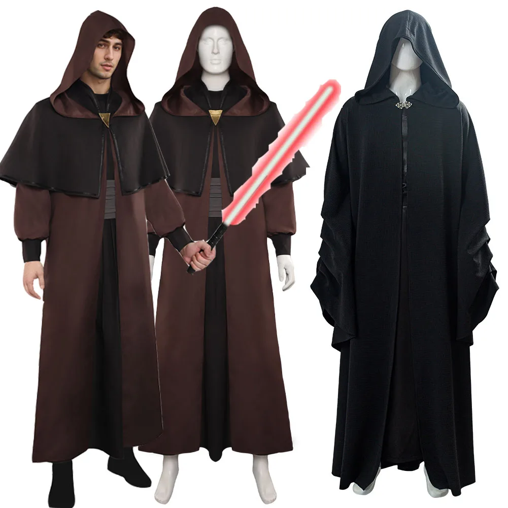 Traje Cosplay Palpatine para homens, Darth Sidious Sheev, terno Carnaval Halloween, roupas masculinas