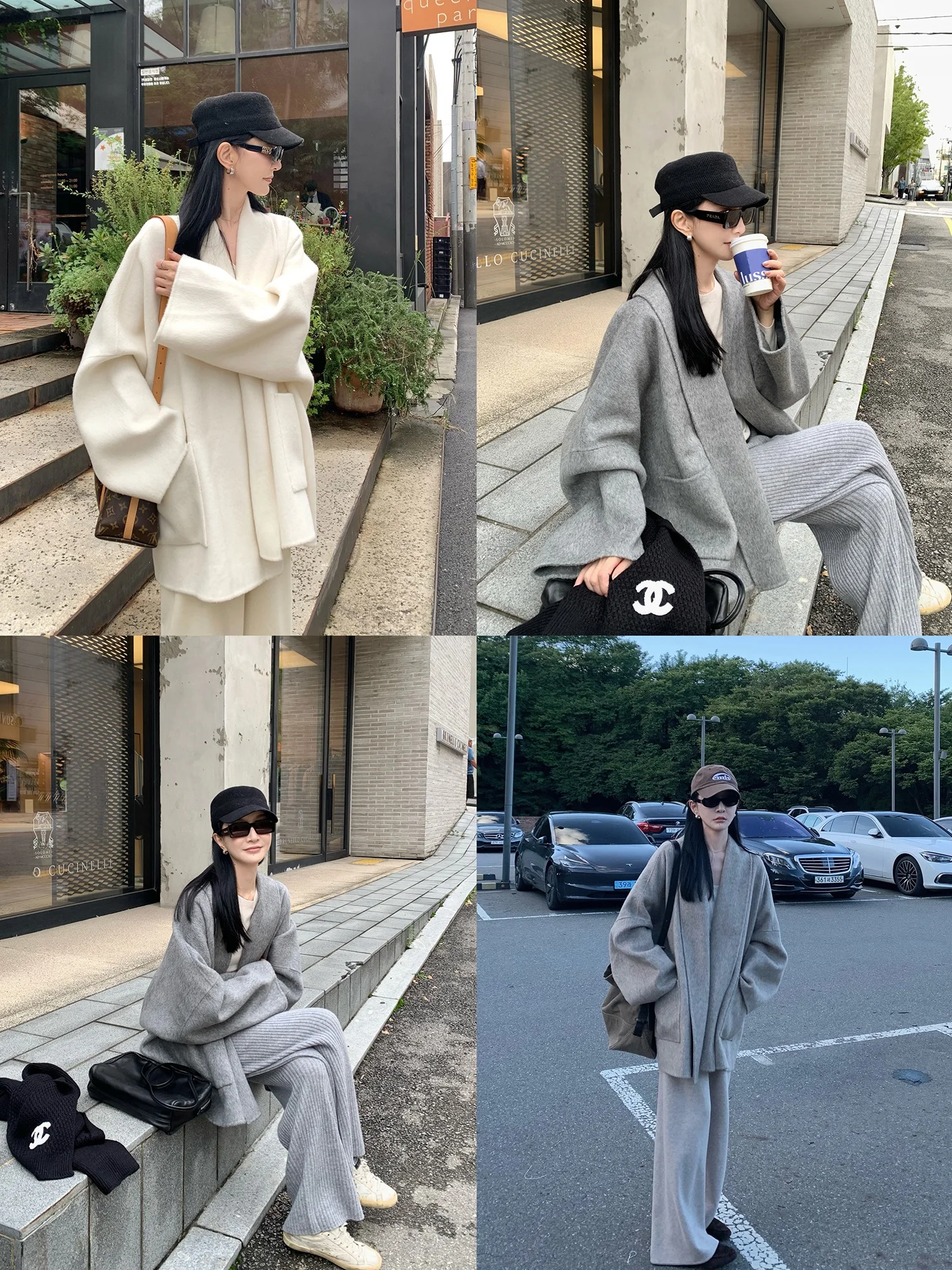 

Double-Sided Woolen Coat Soft And Fine Peruvian Suri 90 Australian Wool Skin Fluffy Outerwear Ele Ladylike Commute Sle