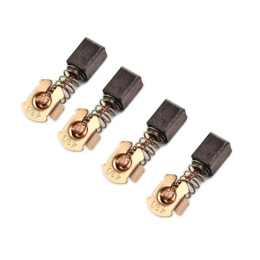 4Pcs Motor Carbon Brush CB430 10x7x7mm Replacement Parts For Makita 18V LXT Angle Grinder BHR200 DGA452 Power Tool Parts