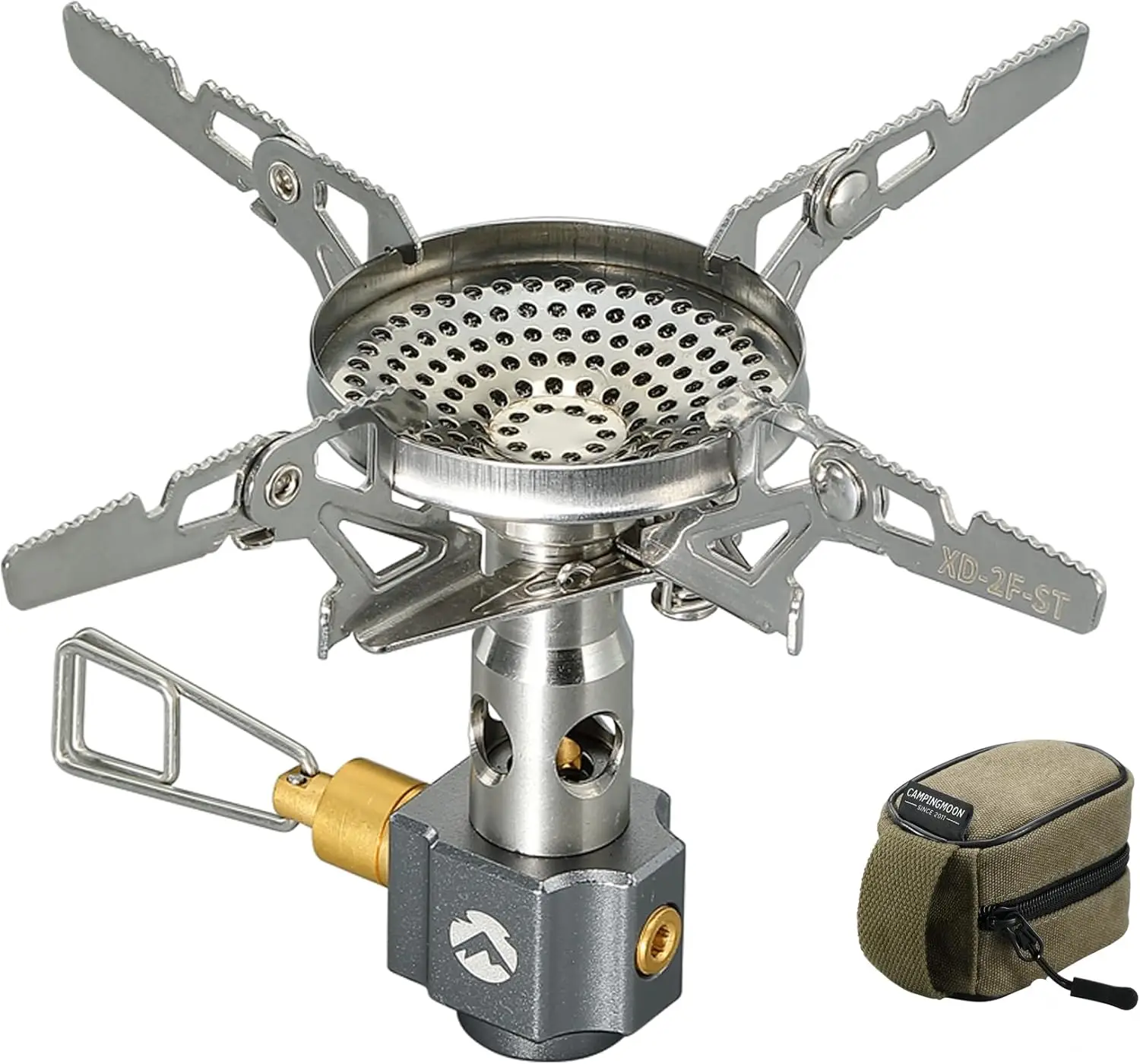 

Канистра CAMPINGMOON Компактная складная с микрорегулятором 4Flex с воспламенителем XD-2-NE