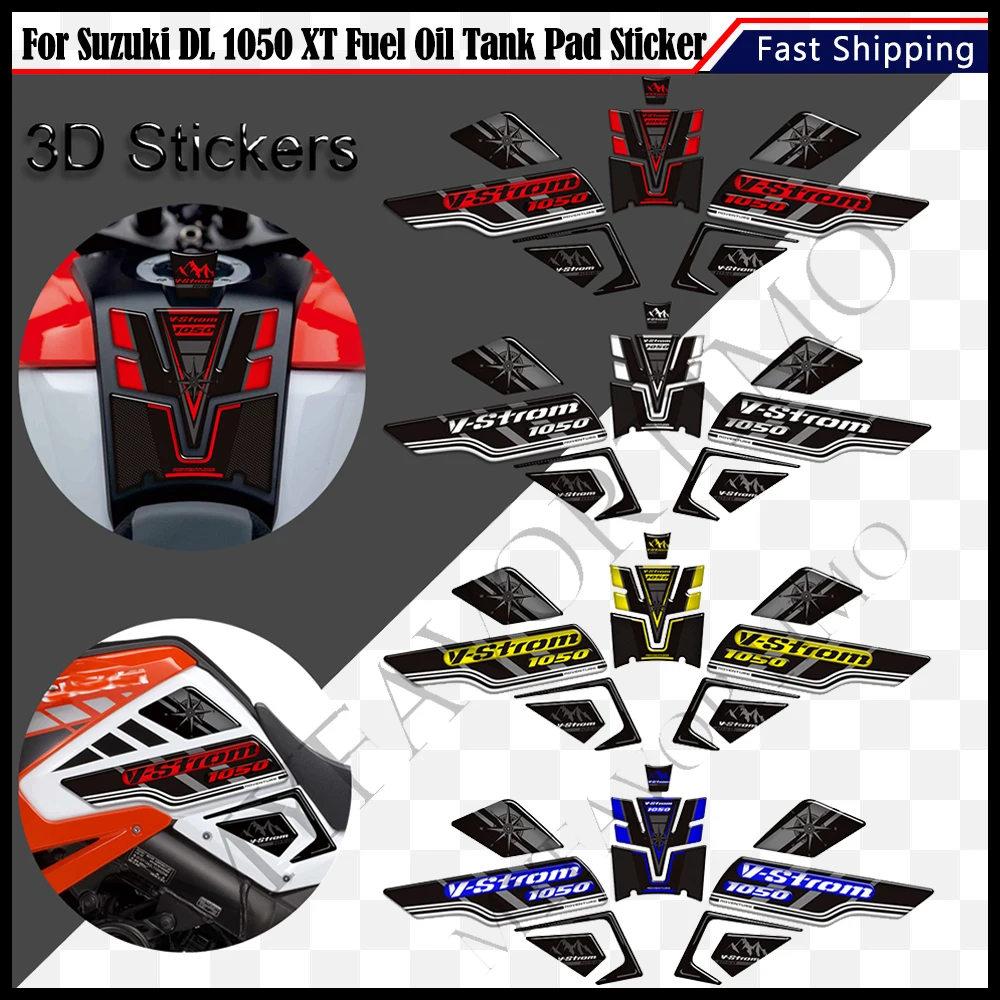 

Мотоцикл для Suzuki V-Strom DL 1050 XT 1050XT, приключенческие наклейки, наклейки, комплект топливного масла, ручки бака, защита накладки 2019-2022