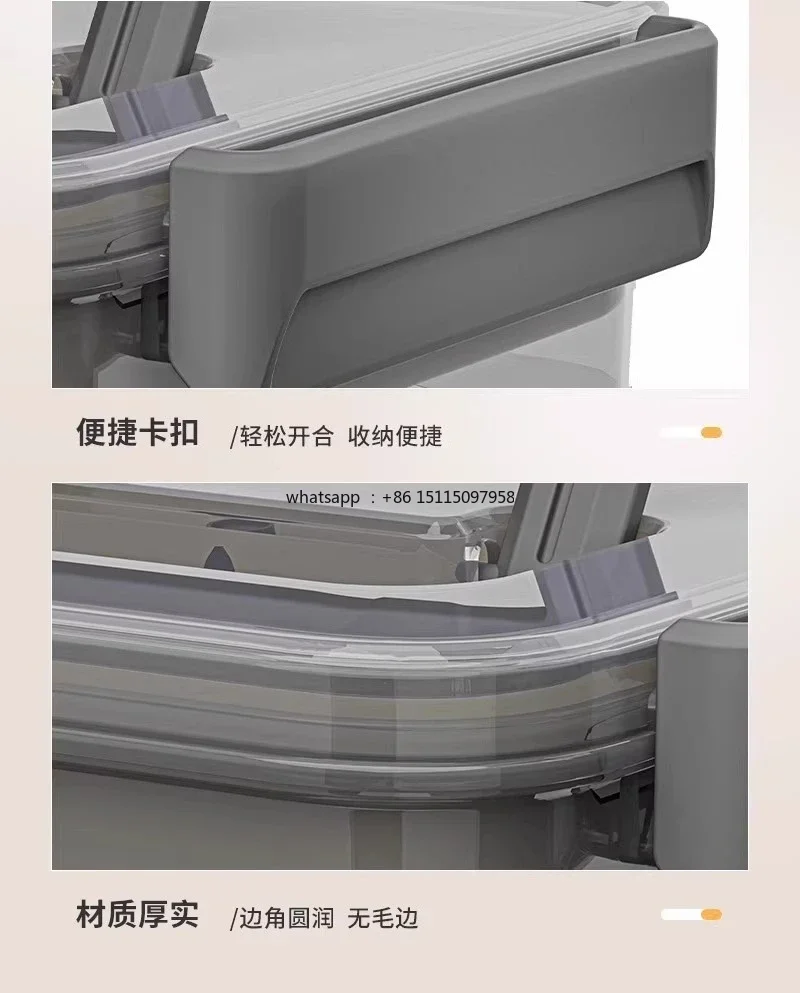 

Home storage box Medical cabinet Household multi-layer transparent large-capacity portable