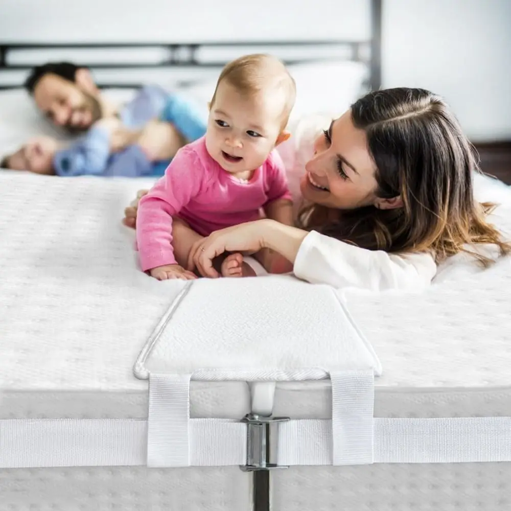 Professional with Strap Twin to King Converter Kit Thicken Adjustable Bed Bridge Metal Buckle Mattress Connector Travel