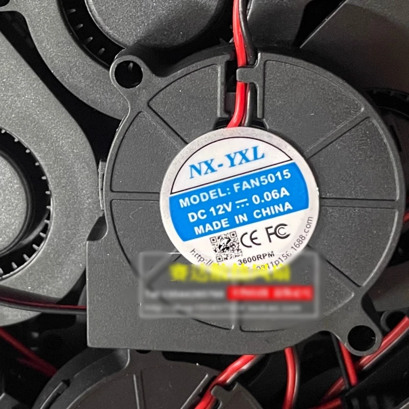 

Free shipping for brand new NX-YXL FAN5015 5015 12V 0.06A turbo blower fan