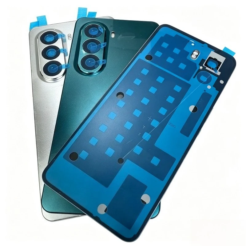 Back Cover For Realme P4x 5G RMX5108 Rear Glass Battery Cover With Camera Lens Frame Replacement Repair Part