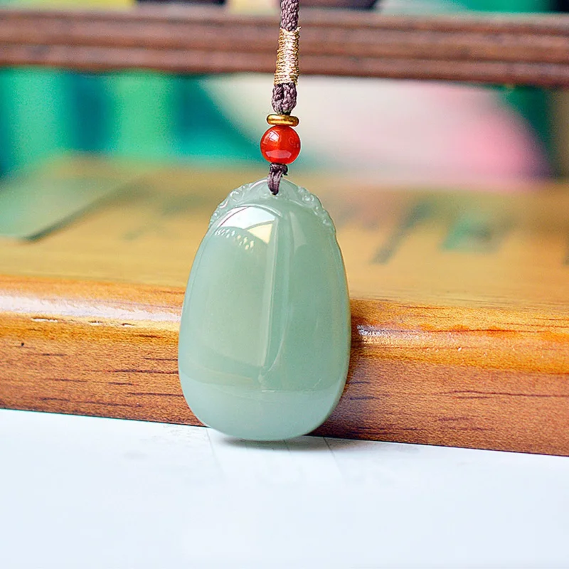 Exquisite Qinghai- Peace Serenity pendant, ethnic style, fashionable and versatile