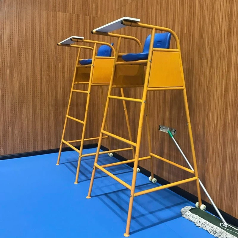 Cadeira de árbitro de badminton Match arena móvel removível
