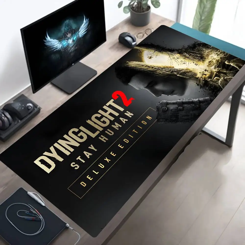 Game Dying Light 2 Stay Human Mousepad Large Keyboard Desk Mat Gaming Mouse Pad LockEdge Non-slip Mat