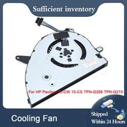 New For HP Pavilion 15-CW 15-CS TPN-Q208 TPN-Q210 20N28 L25584-001 4 Wires Laptop CPU Cooling Fan Integrated Graphics