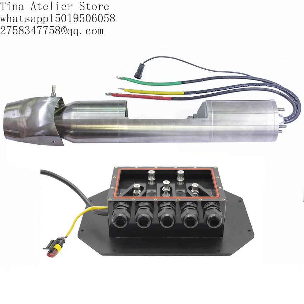APISQUEEN BP150 15KW With Steering Head Pump Jet Thruster Ocean Water Sports Racing Kart Boat Surfboard