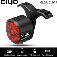 GIYO Cycling Taillights Smart/Normal Light MTB Road Bicycle Ip66 Waterproof Night Safety Tail Lights Lamp Riding Accessories