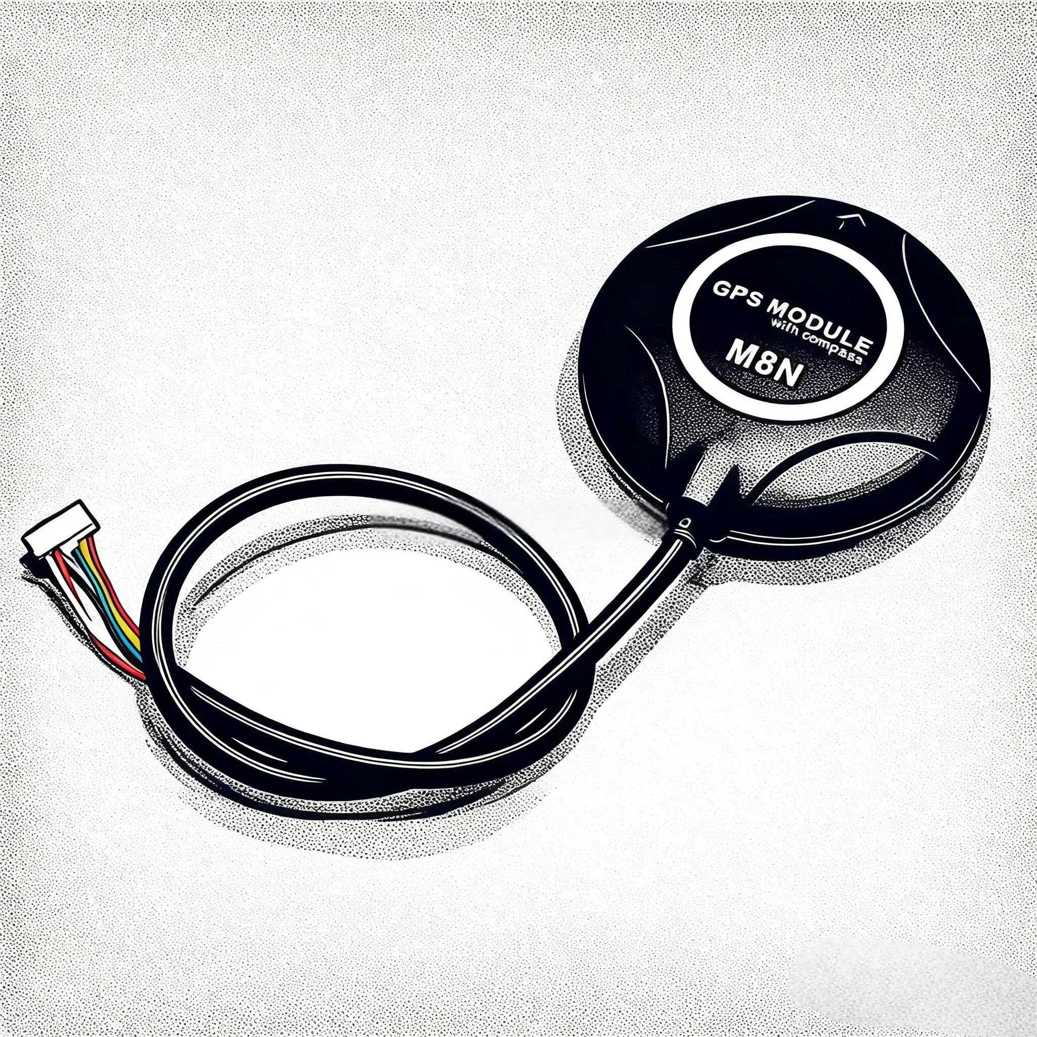 Angeltoy 1pcs M8N GPS 8M External Compass for MiniAPM AMP2.6 APM2.8 2.4.8 for RC Quadcopter