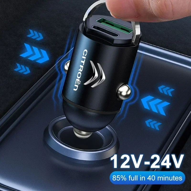 

Micro Car Quick Charger Vehicle Cigarette Lighter Convert Plug For Citroen DS 2 3 4 5 6 7 DS2 3 4 DS5 DS6 DS7 WILD RUBIS SPIRIT