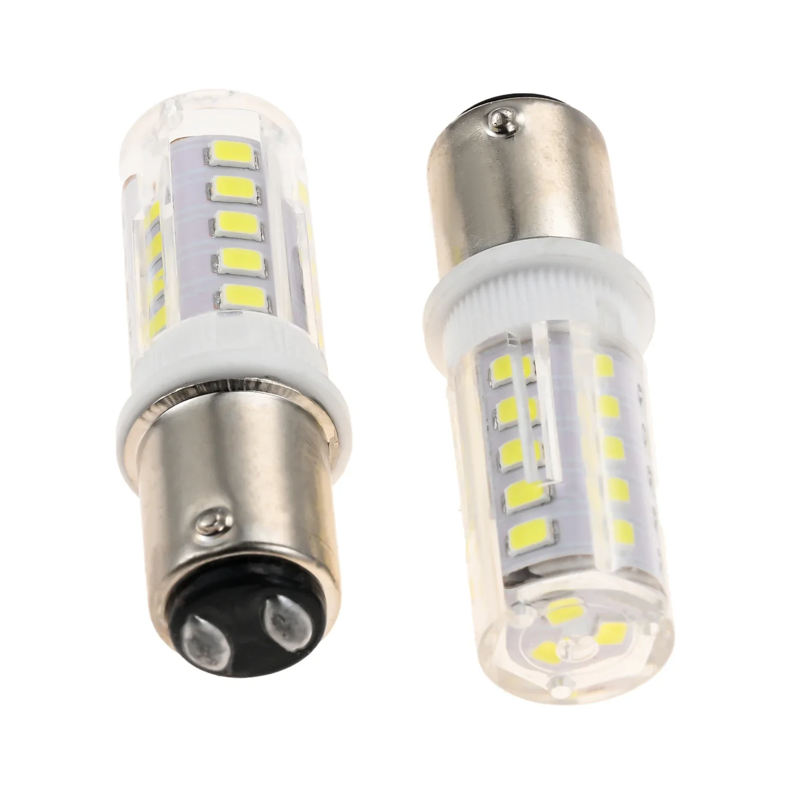1pc 220v ba15d lâmpadas de milho de poupança de energia lâmpada de cristal 5w luzes led apto para máquina de costura/barco/interior alto brilho