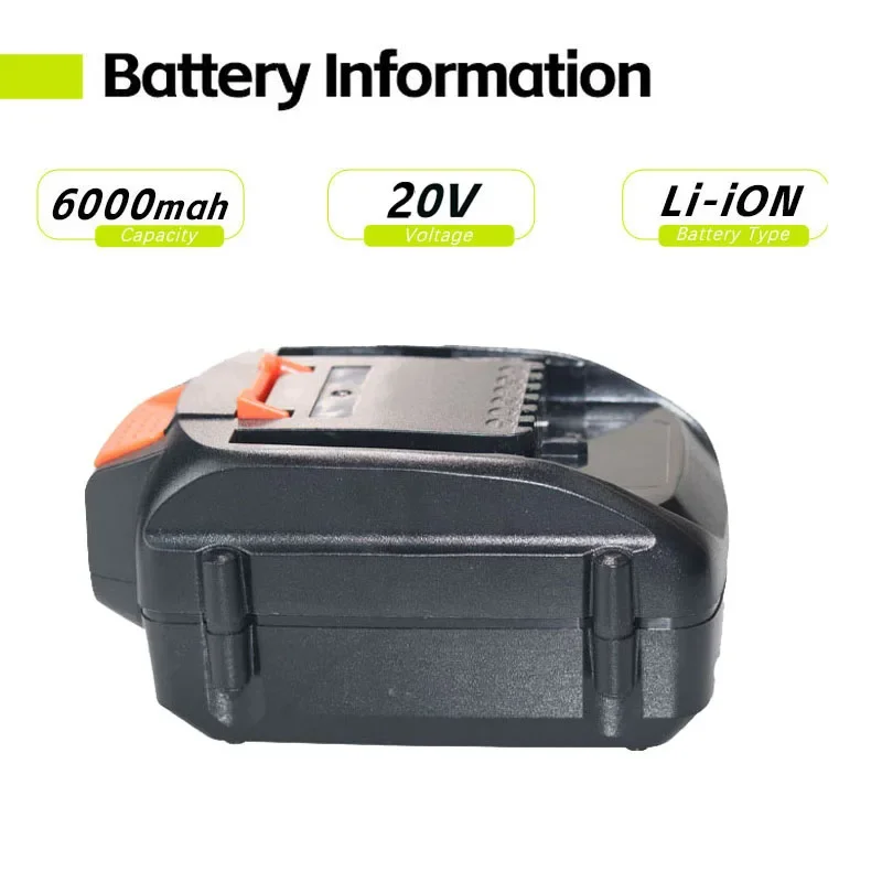 

100% New brand New Replaceable 20V 4000mAh/6000mAh lithium-ion battery tool battery